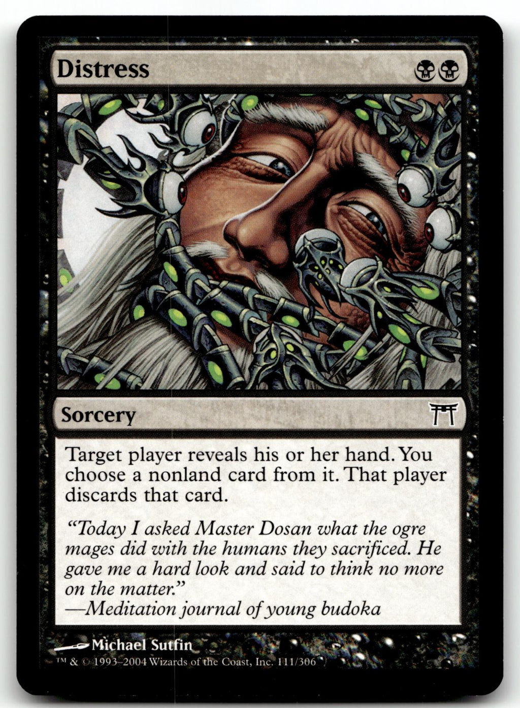 Distress 111 Common Champions of Kamigawa Magic: The Gathering Near Mint