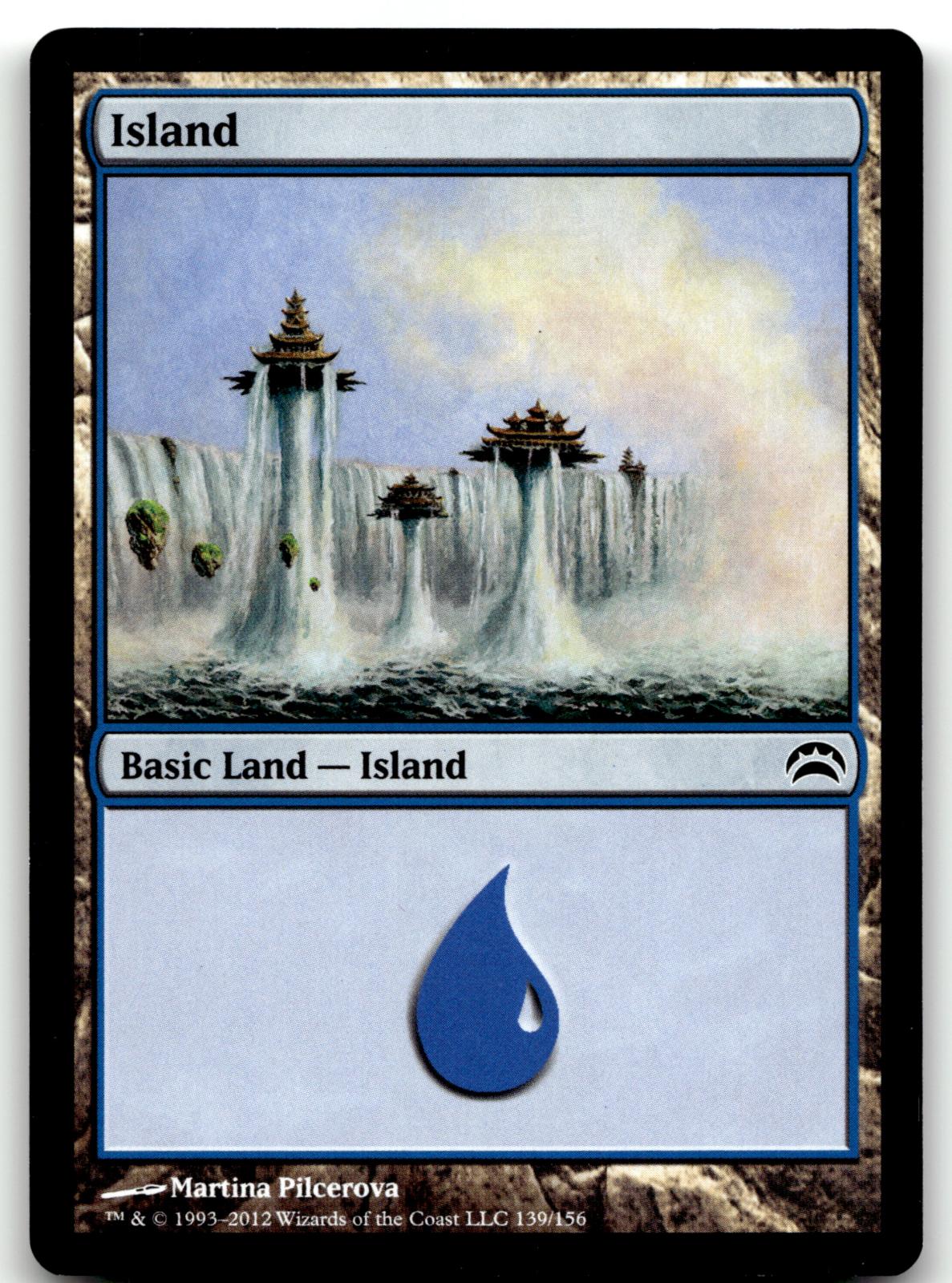 Island (139) 139 Land Planechase 2012 Magic: The Gathering Near Mint