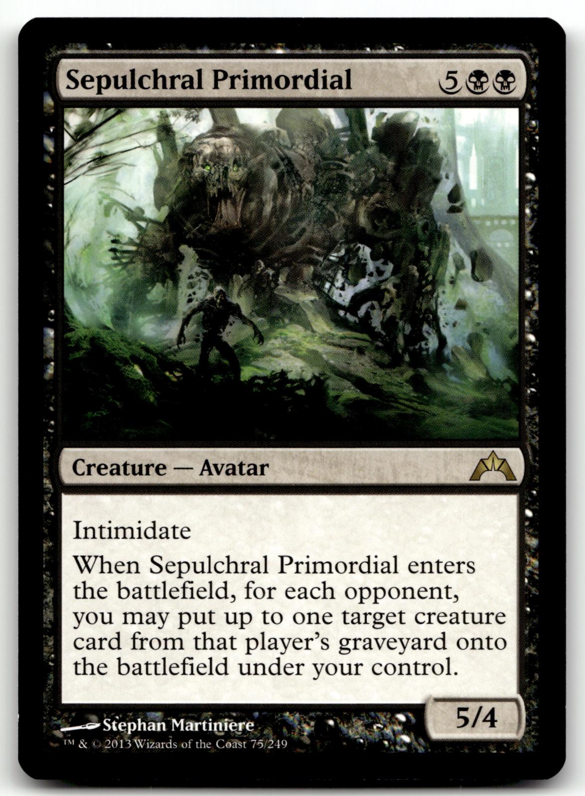 Sepulchral Primordial 75 Rare Gatecrash Magic: The Gathering Near Mint
