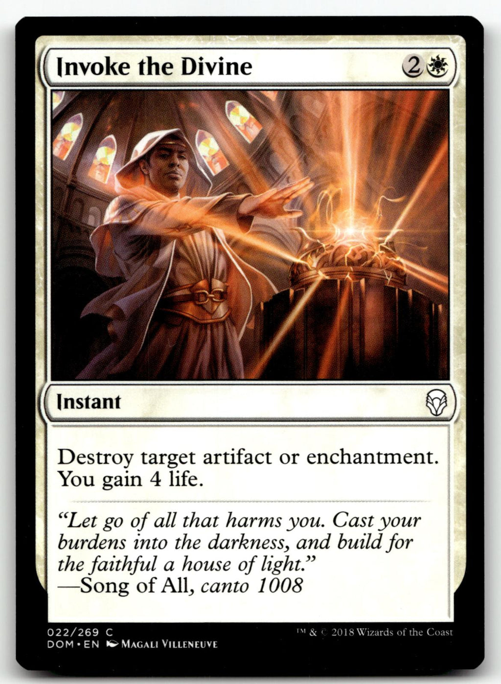 Invoke the Divine 22 Common Dominaria Magic: The Gathering Near Mint