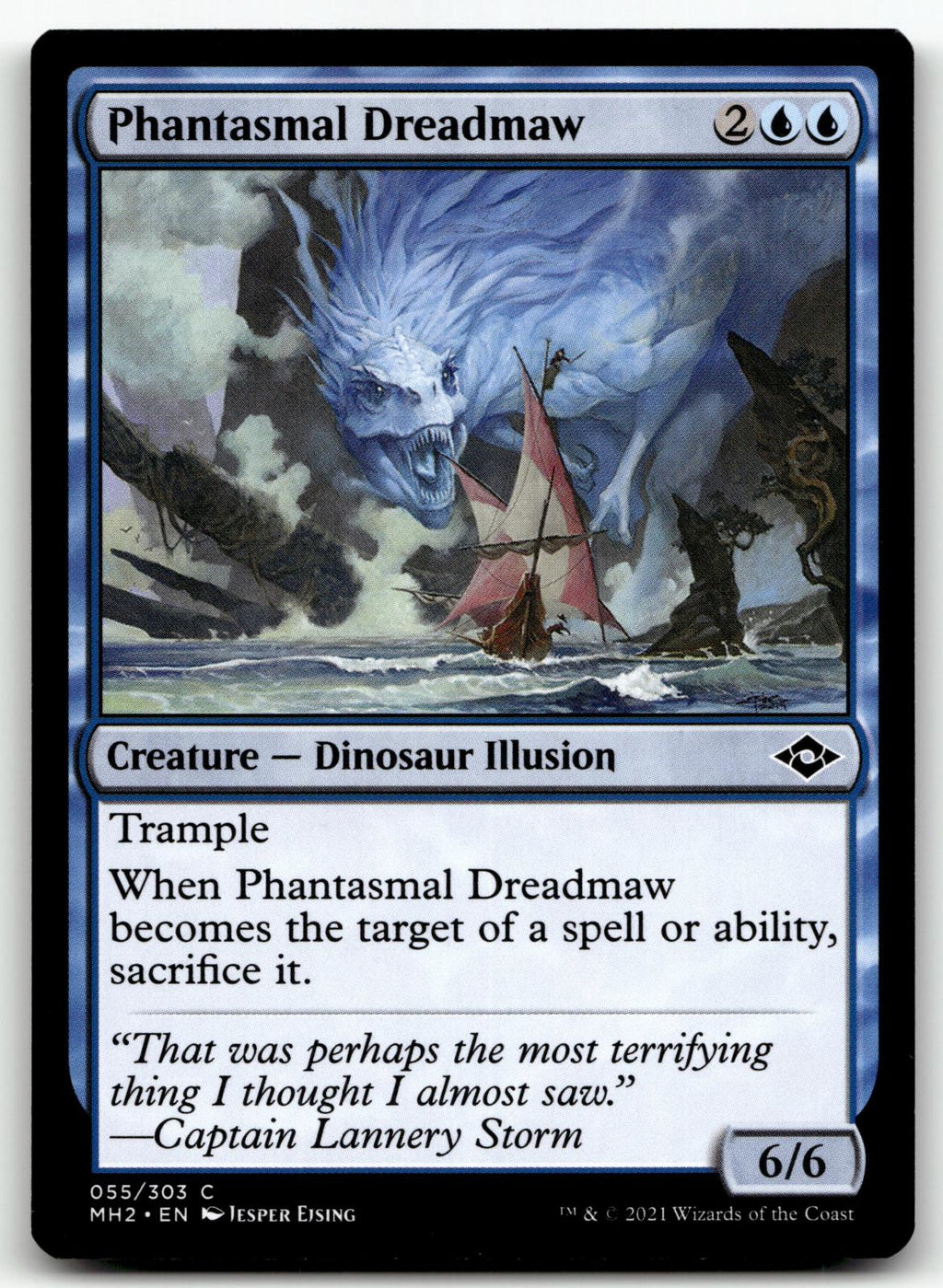 Phantasmal Dreadmaw 55 Common Modern Horizons 2 Magic: The Gathering Near Mint
