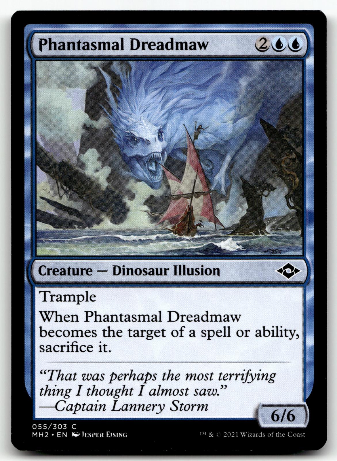 Phantasmal Dreadmaw 55 Common Modern Horizons 2 Magic: The Gathering Near Mint