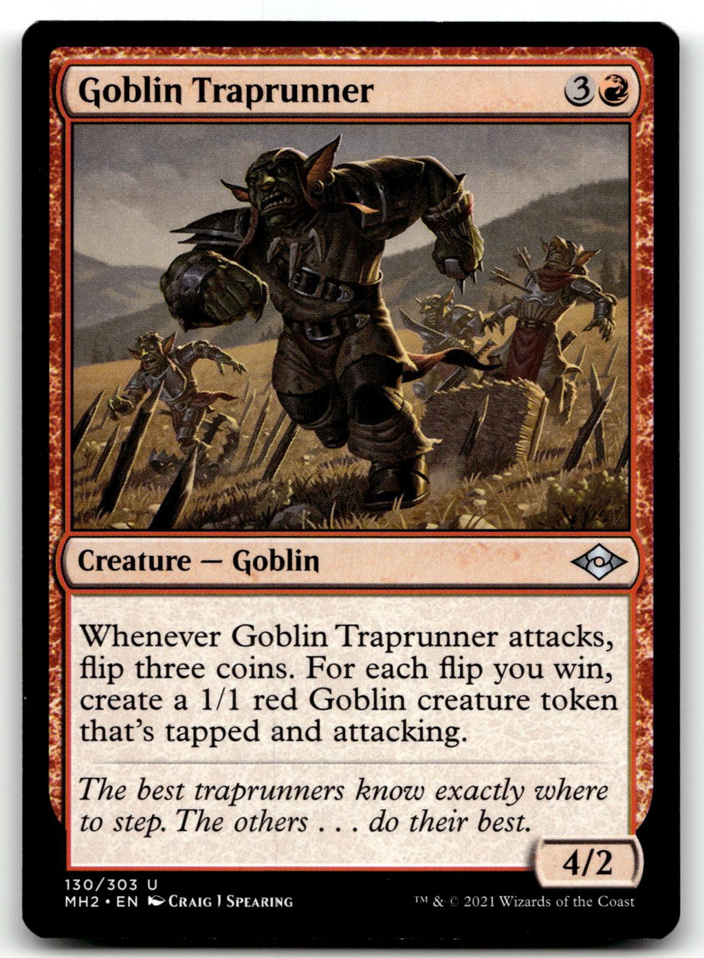 Goblin Traprunner 130 Uncommon Modern Horizons 2 Magic: The Gathering Near Mint
