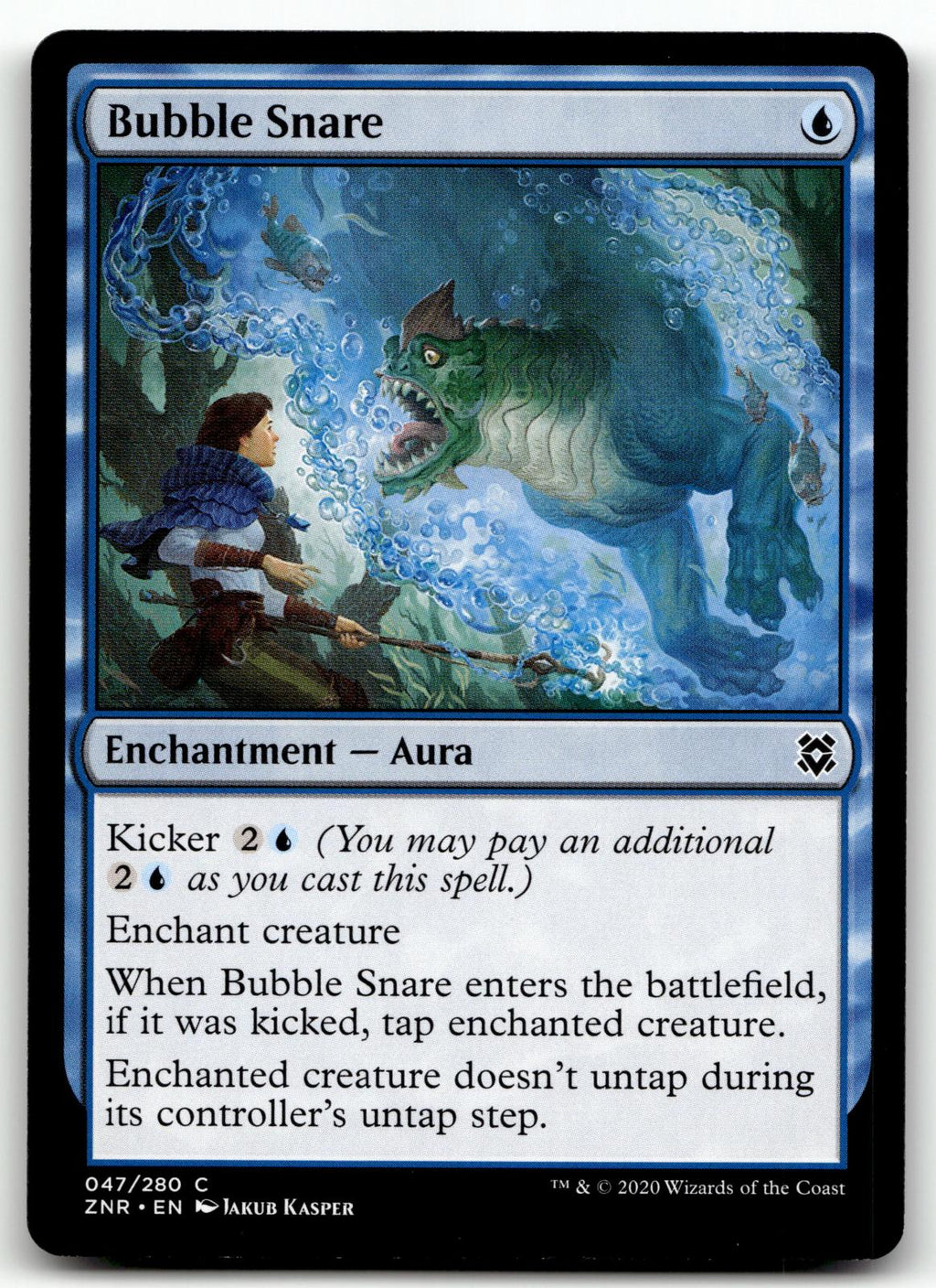 Bubble Snare 47 Common Zendikar Rising Magic: The Gathering Near Mint