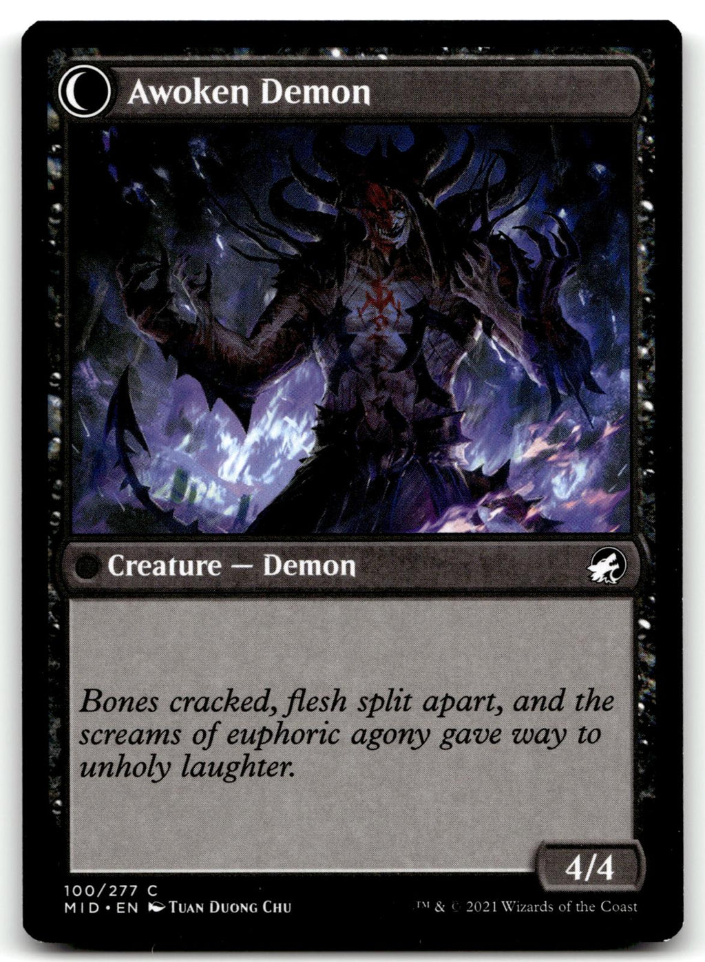 Ecstatic Awakener 100 Common Innistrad: Midnight Hunt Magic: The Gathering NM