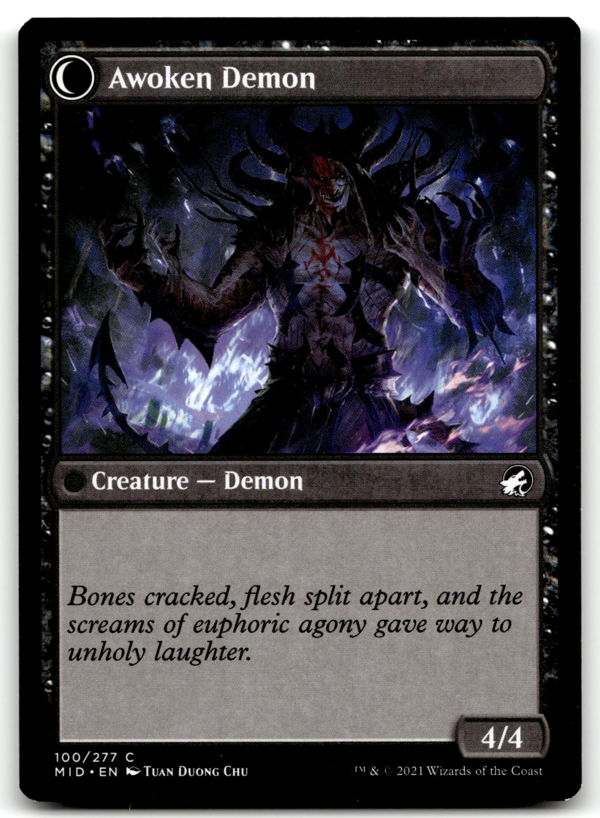 Ecstatic Awakener 100 Common Innistrad: Midnight Hunt Magic: The Gathering NM