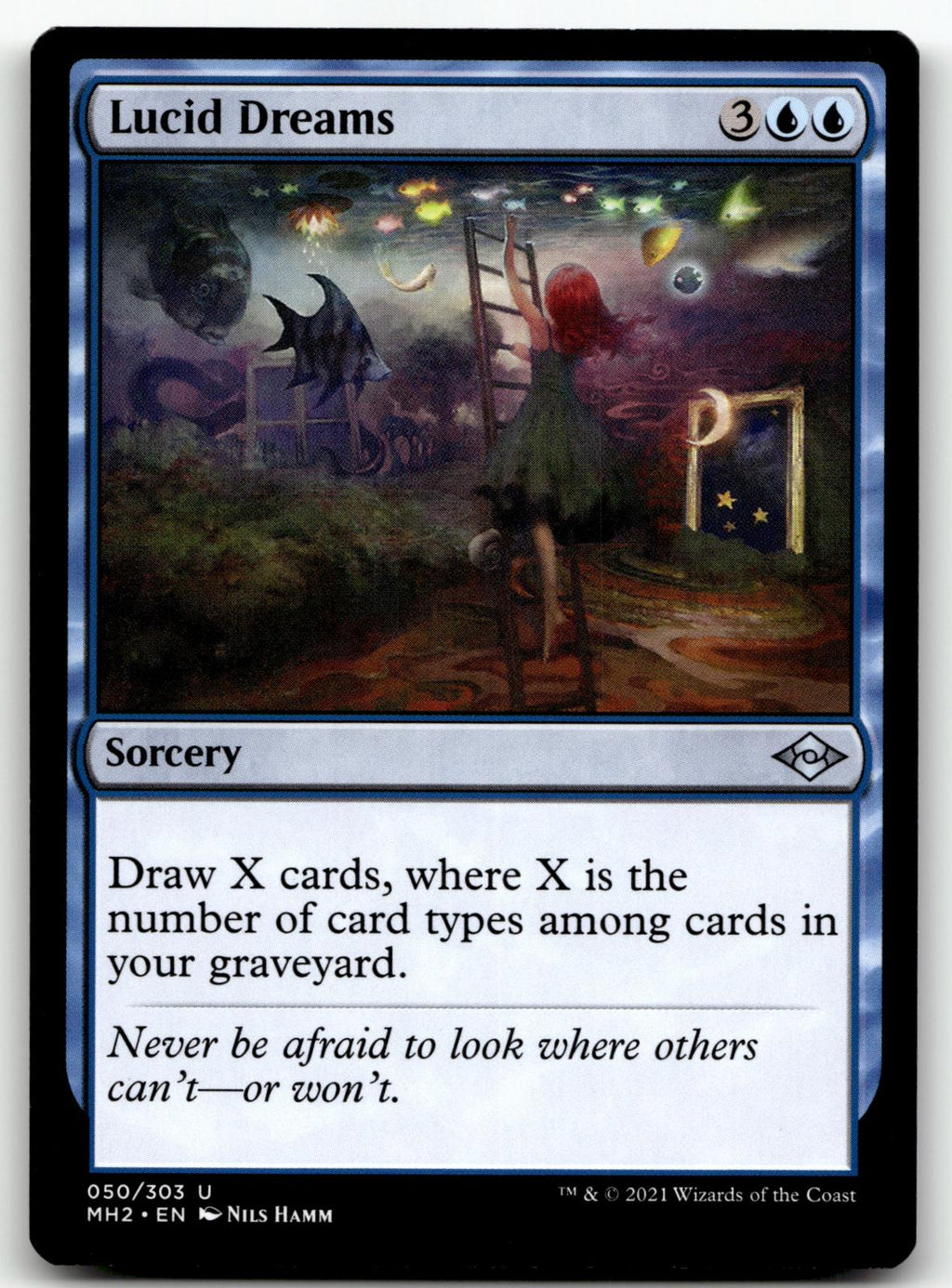 Lucid Dreams 50 Uncommon Modern Horizons 2 Magic: The Gathering Near Mint