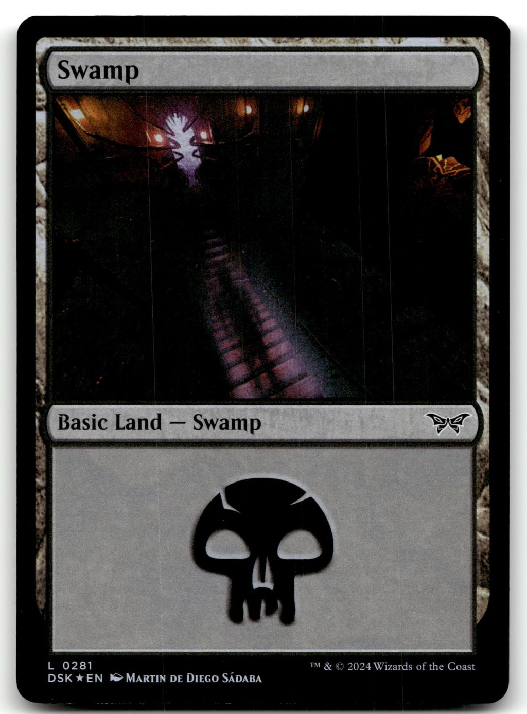Swamp (0281) 281 Land Duskmourn: House of Horror Magic: The Gathering Foil NM