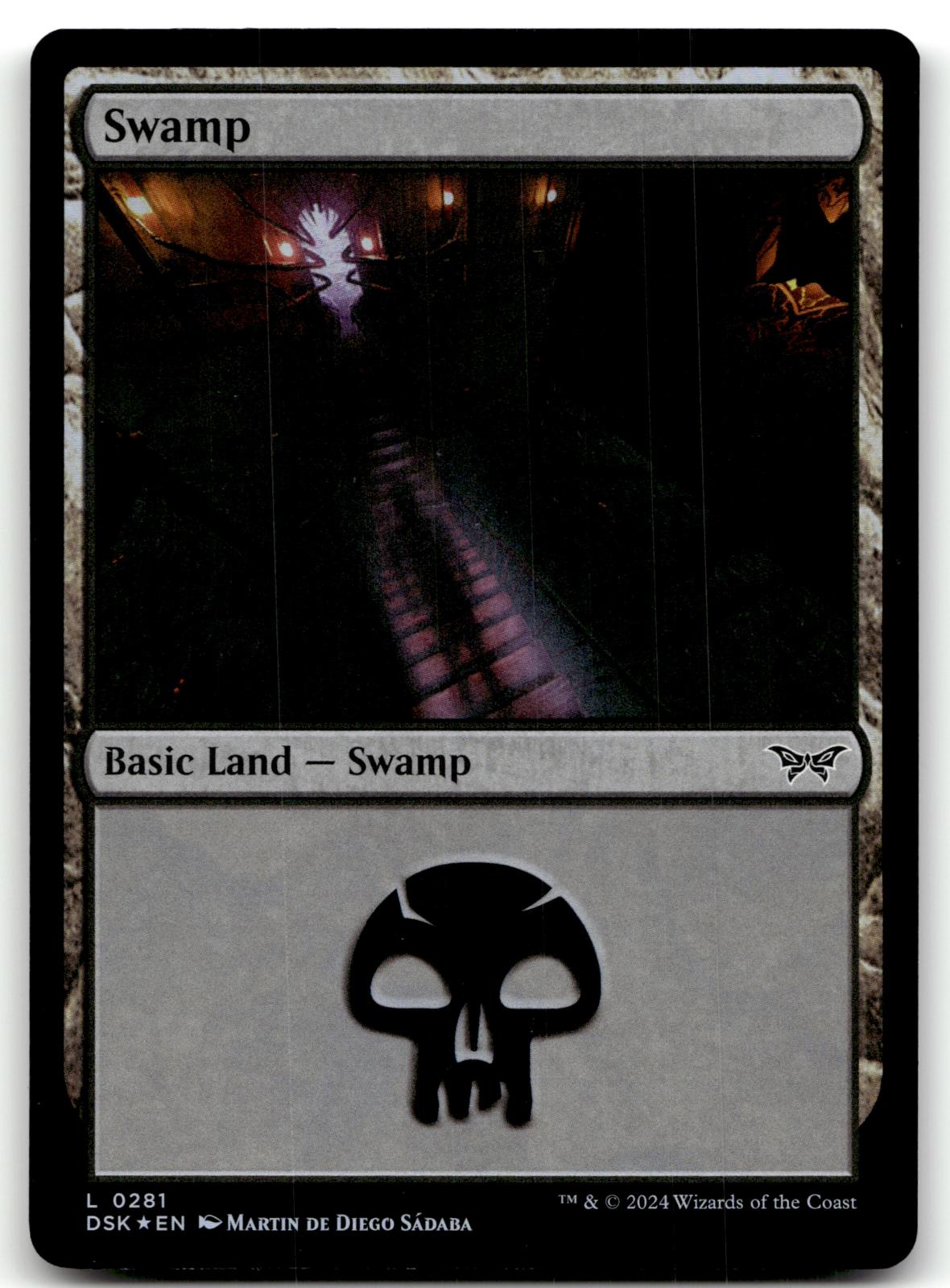 Swamp (0281) 281 Land Duskmourn: House of Horror Magic: The Gathering Foil NM