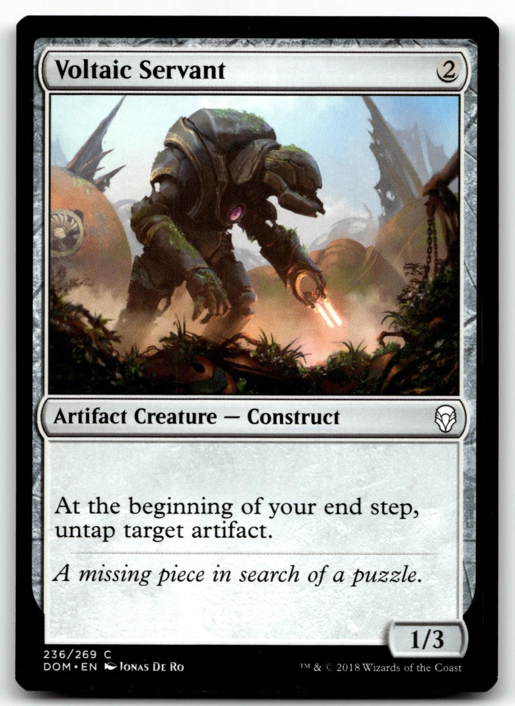 Voltaic Servant 236 Common Dominaria Magic: The Gathering Near Mint