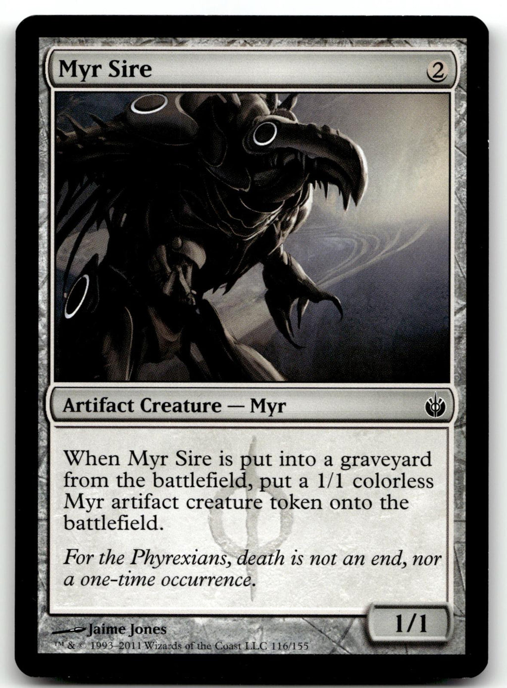 Myr Sire 116 Common Mirrodin Besieged Magic: The Gathering Near Mint