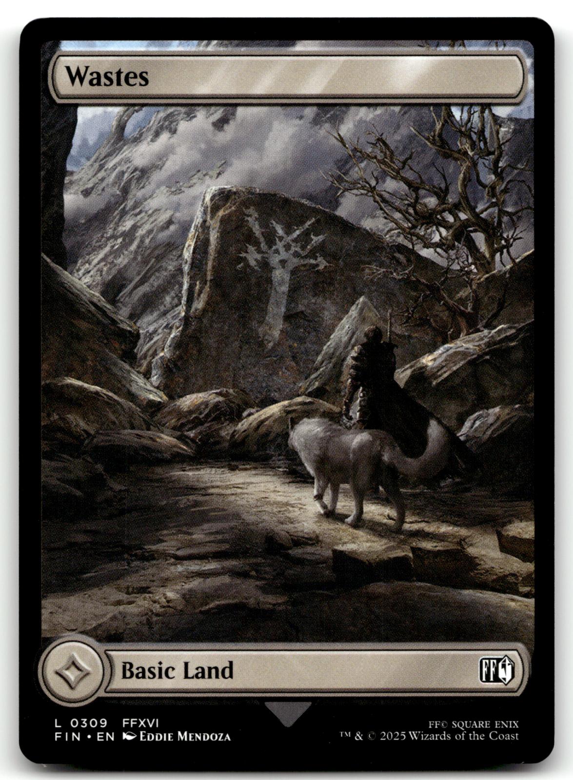 Wastes 309 Land FINAL FANTASY Magic: The Gathering Near Mint