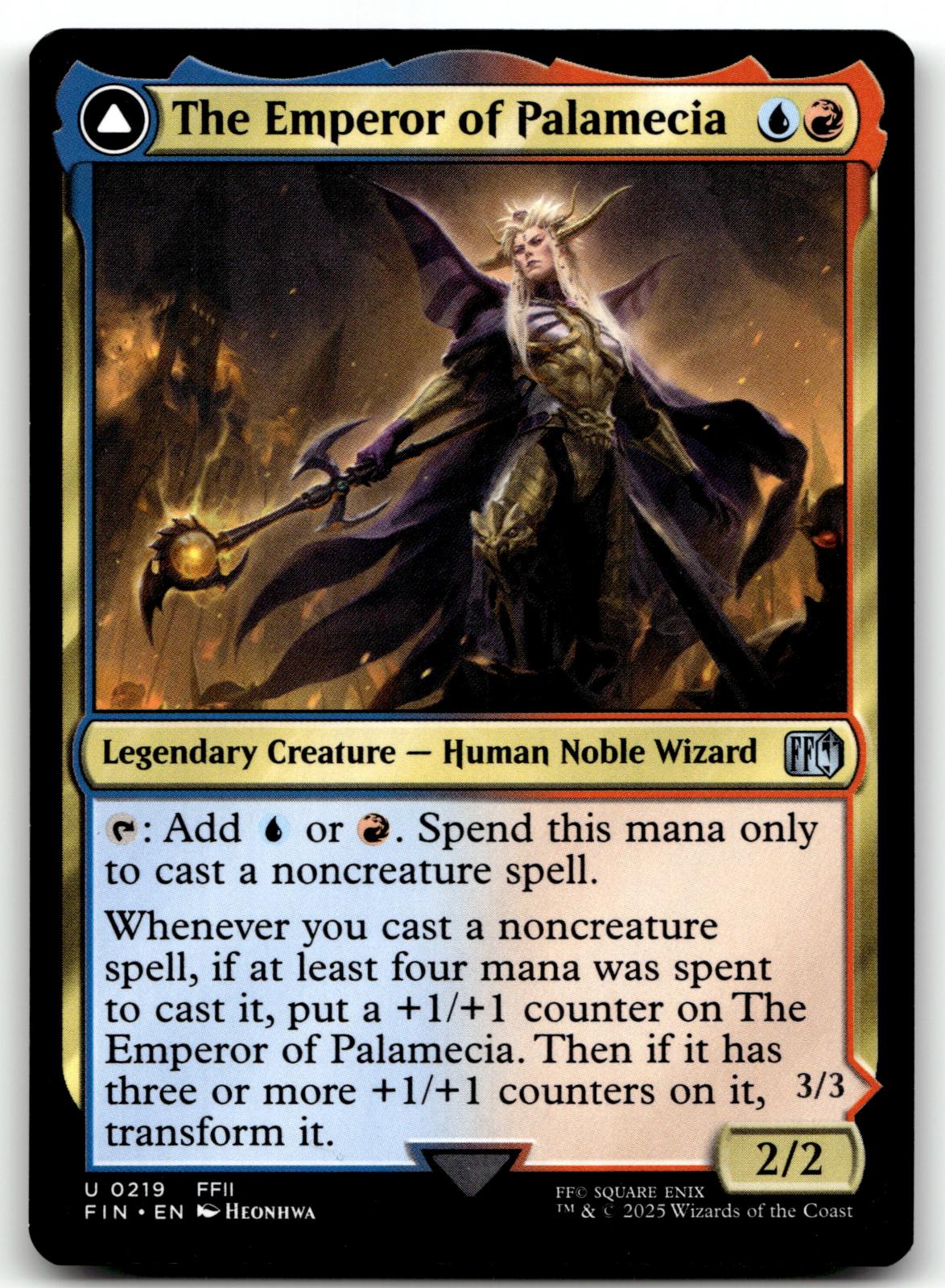 The Emperor of Palamecia 219 Uncommon FINAL FANTASY Magic: The Gathering NM