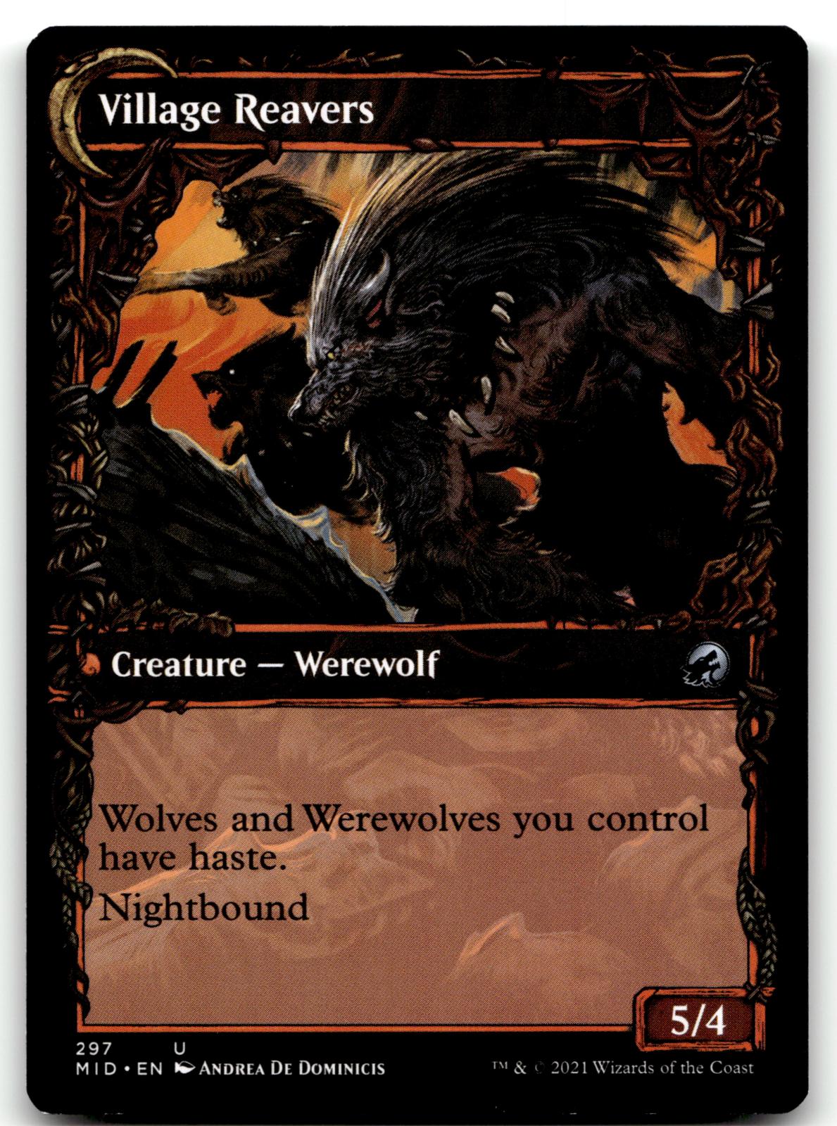 Village Watch (Showcase) 297 Innistrad: Midnight Hunt Magic: The Gathering NM