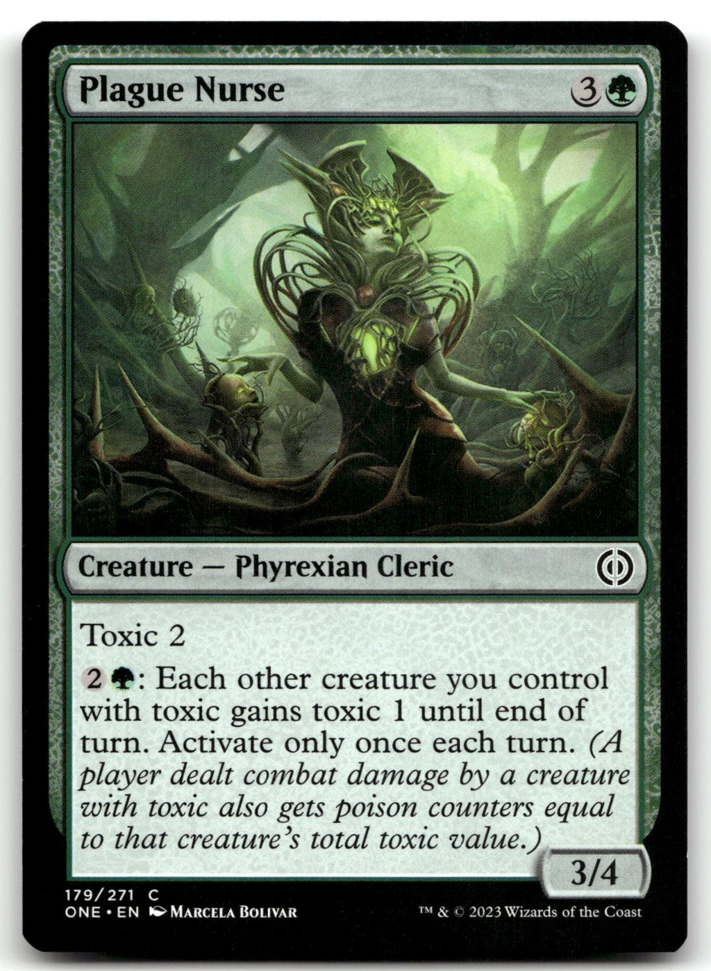Plague Nurse 179 Common Phyrexia: All Will Be One Magic: The Gathering Near Mint