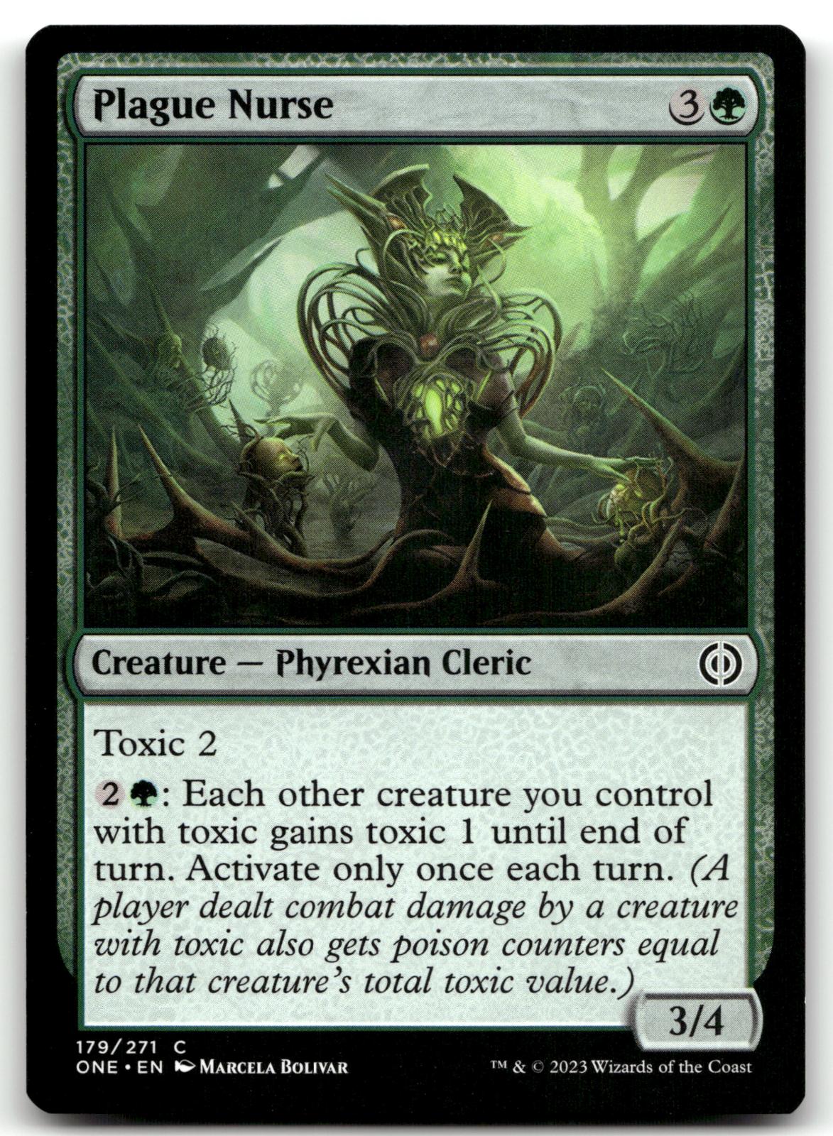 Plague Nurse 179 Common Phyrexia: All Will Be One Magic: The Gathering Near Mint