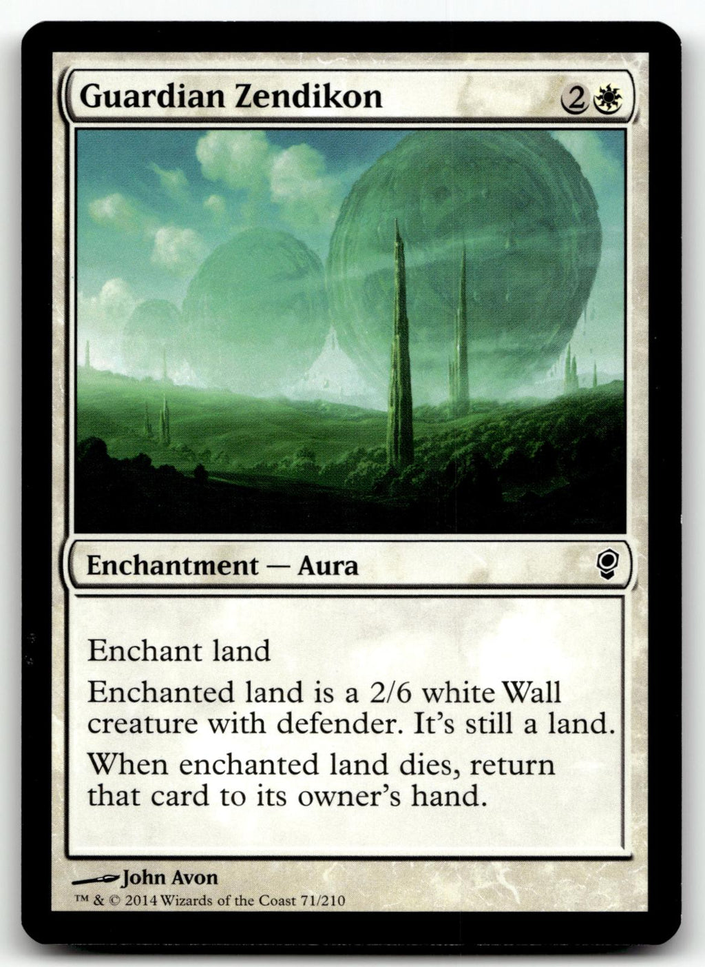 Guardian Zendikon 71 Common Conspiracy Magic: The Gathering Near Mint
