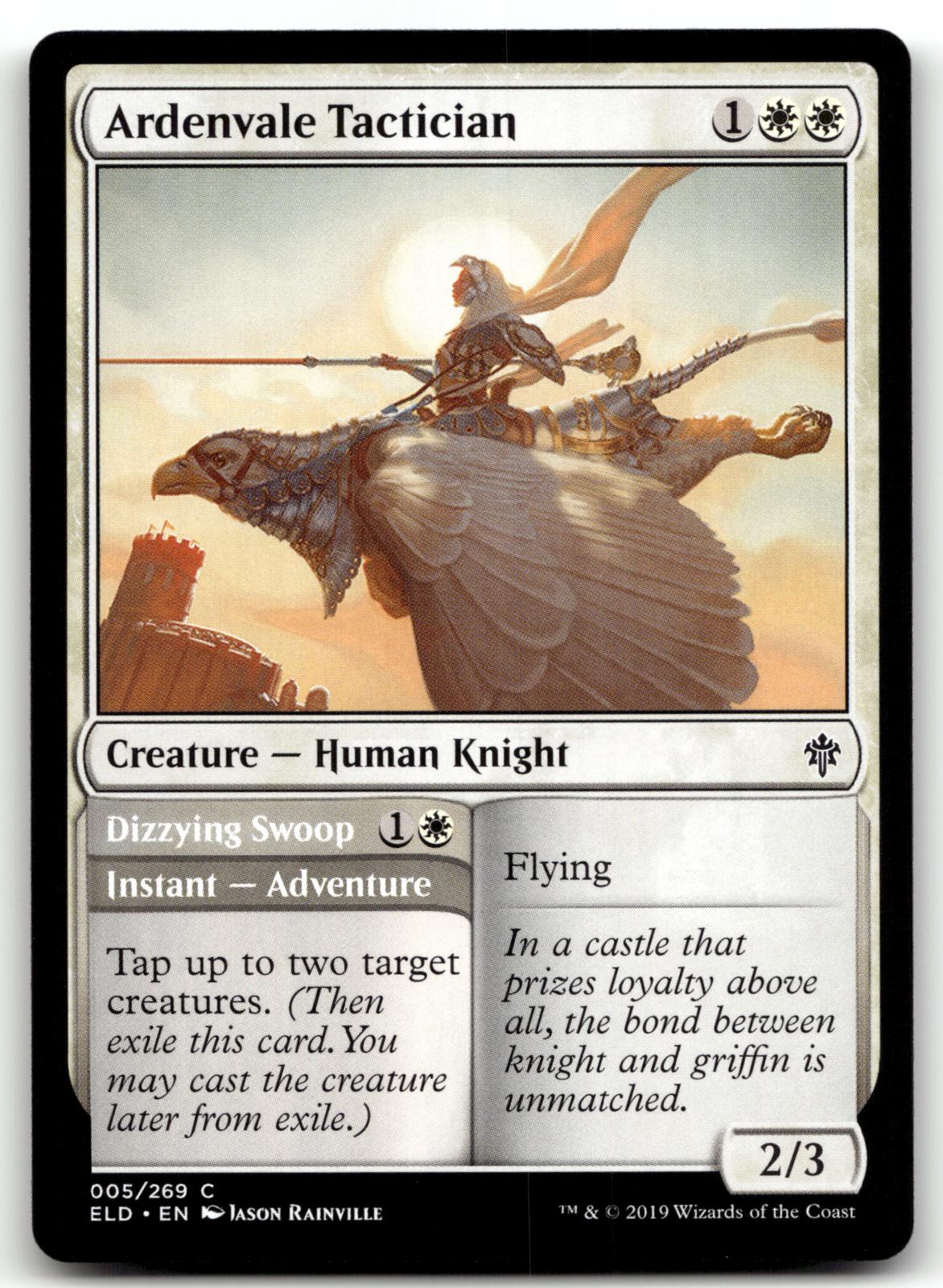 Ardenvale Tactician 5 Common Throne of Eldraine Magic: The Gathering Near Mint