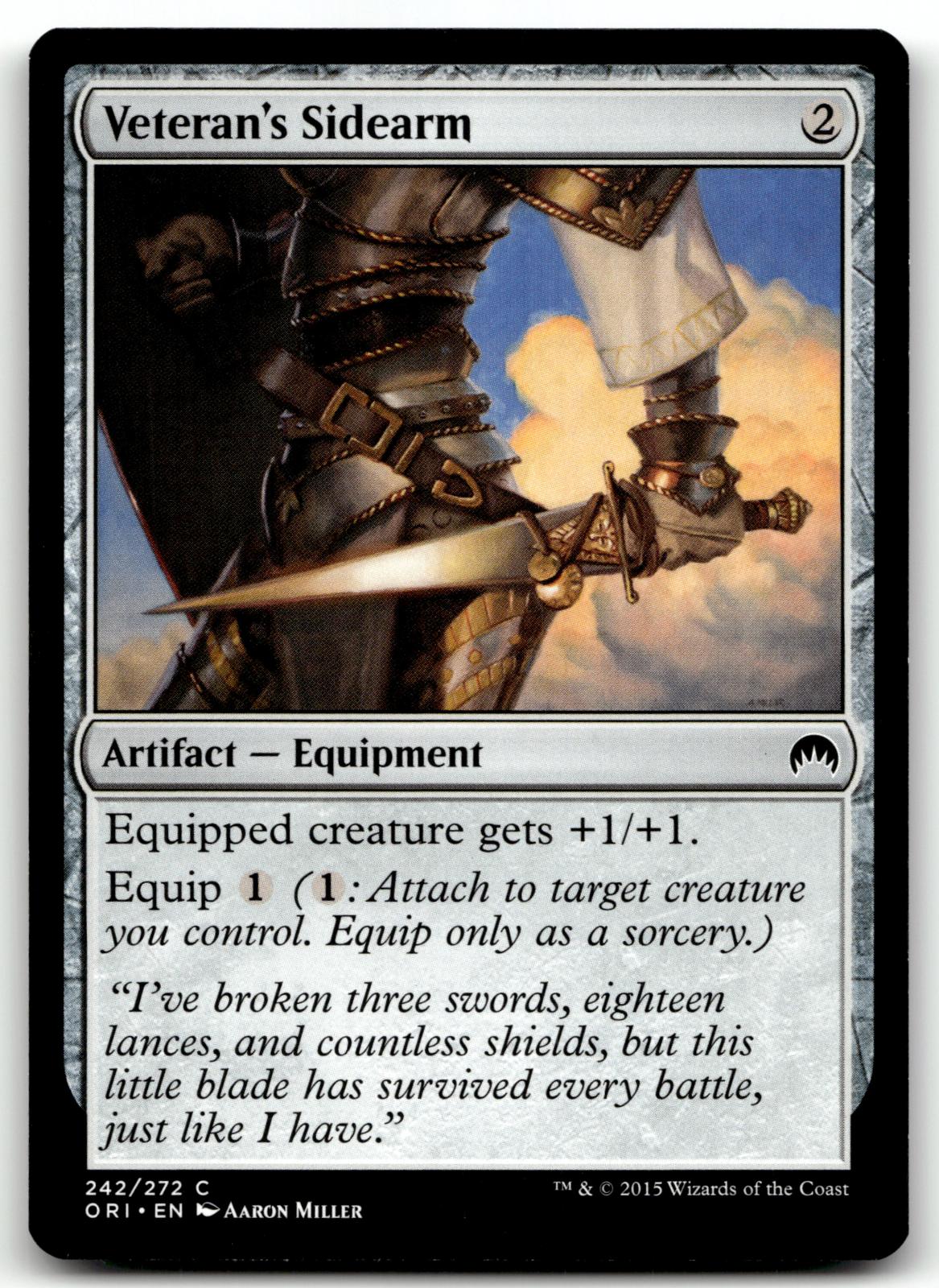 Veteran's Sidearm 242 Common Magic Origins Magic: The Gathering Near Mint