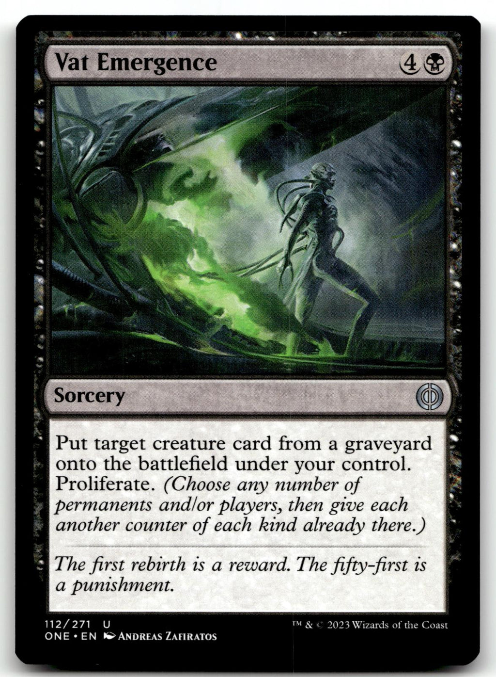 Vat Emergence 112 Uncommon Phyrexia: All Will Be One Magic: The Gathering NM