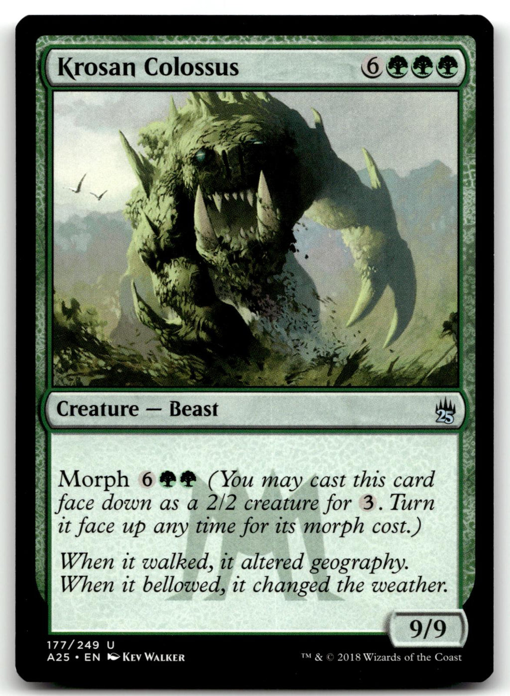 Krosan Colossus 177 Uncommon Masters 25 Magic: The Gathering Near Mint