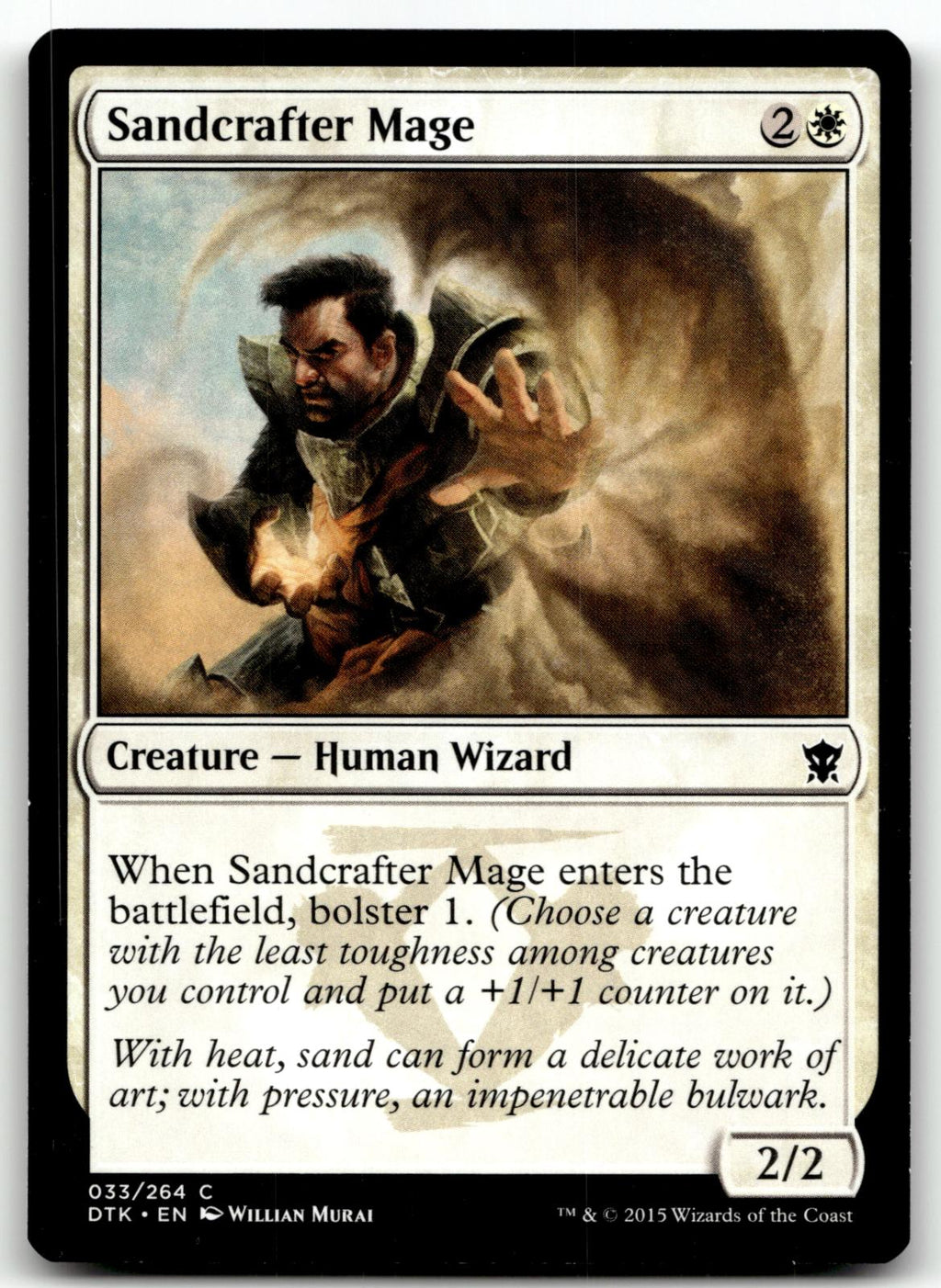Sandcrafter Mage 33 Common Dragons of Tarkir Magic: The Gathering Near Mint