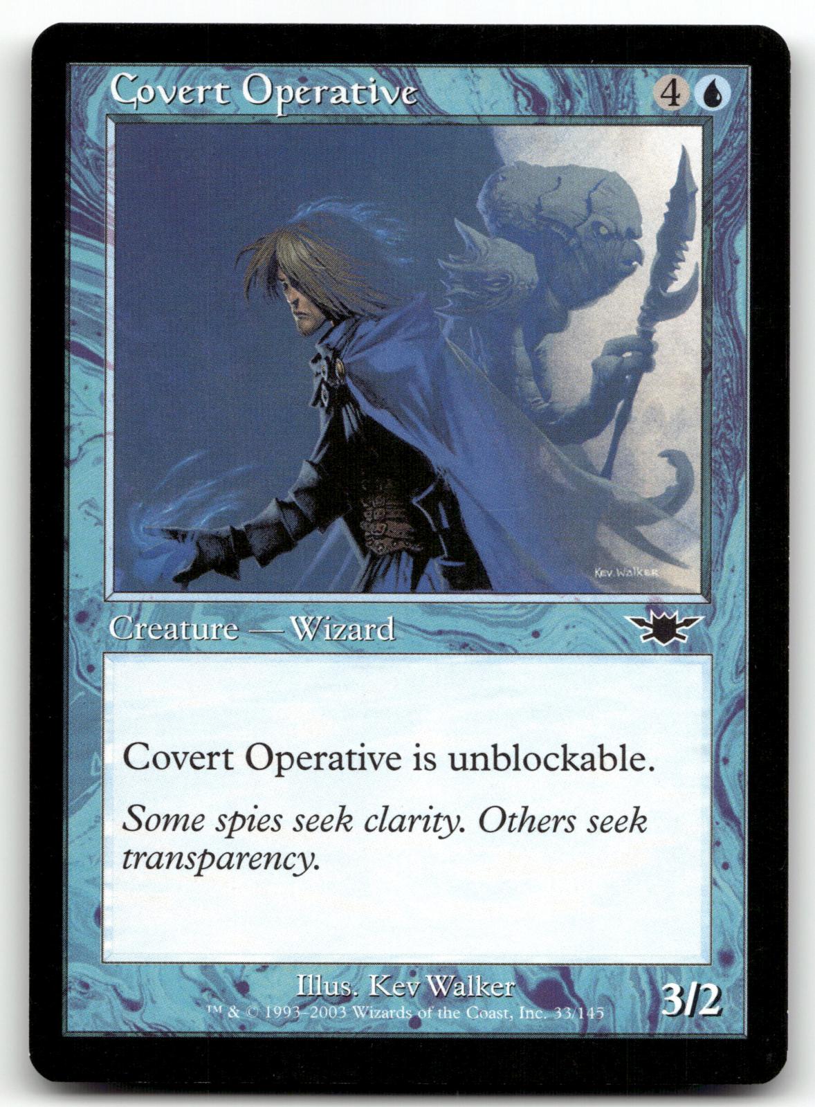 Covert Operative 33 Common Legions Magic: The Gathering Near Mint