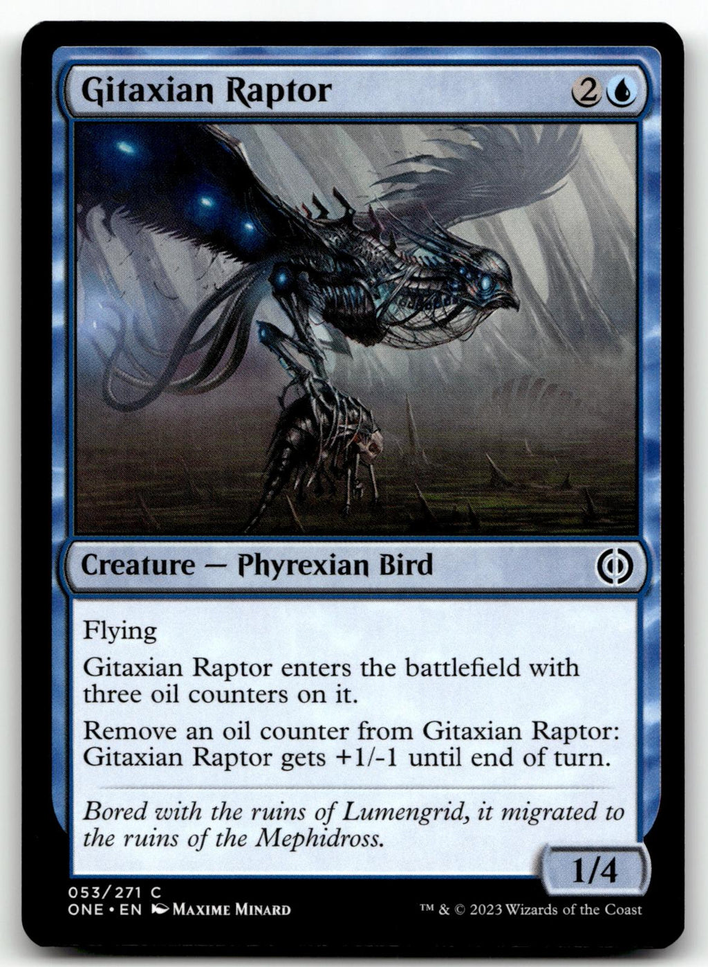 Gitaxian Raptor 53 Common Phyrexia: All Will Be One Magic: The Gathering NM