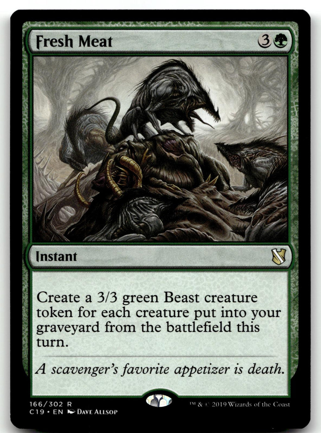 Fresh Meat 166 Rare Commander 2019 Magic: The Gathering Near Mint