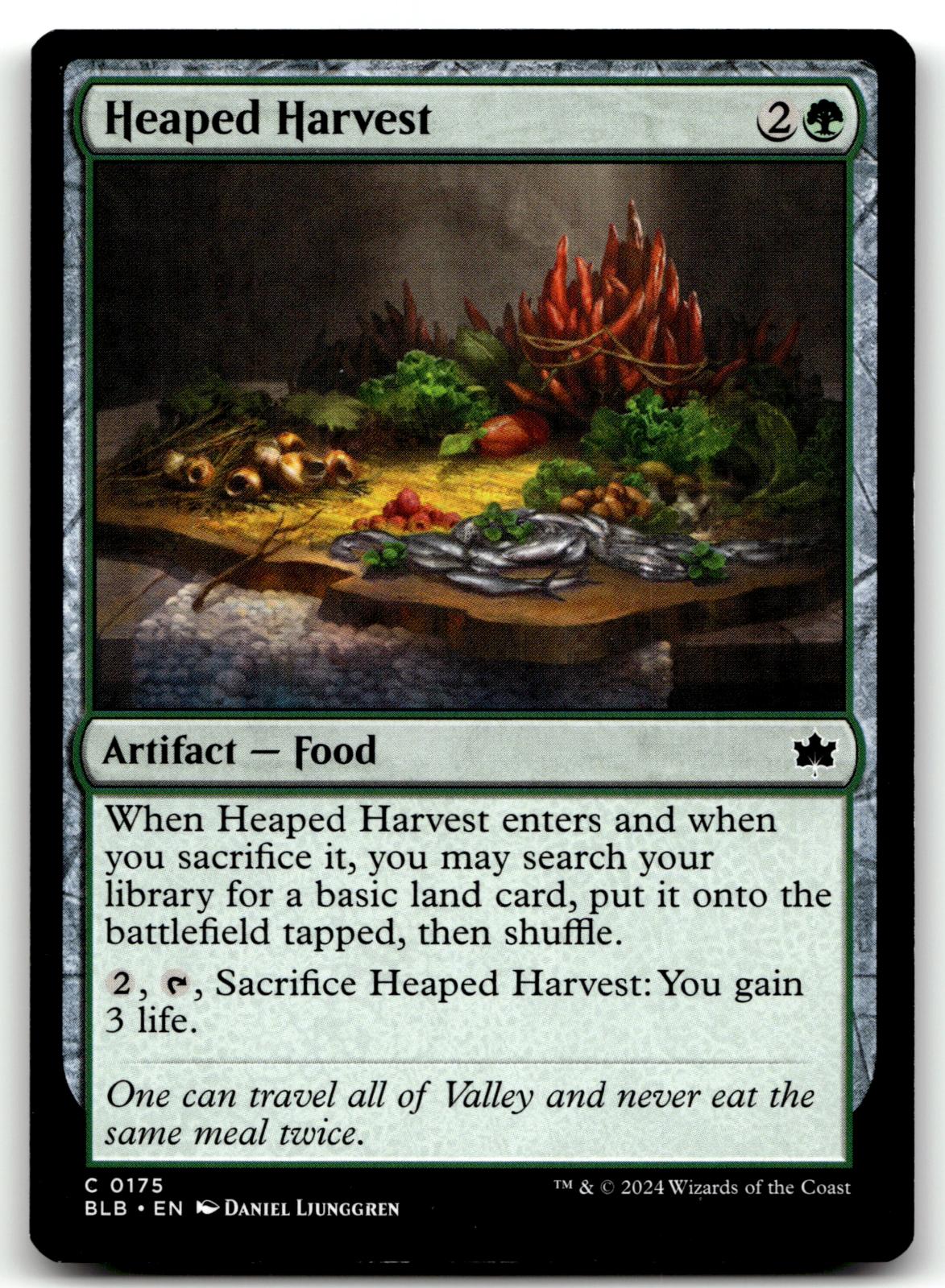 Heaped Harvest 175 Common Bloomburrow Magic: The Gathering Near Mint