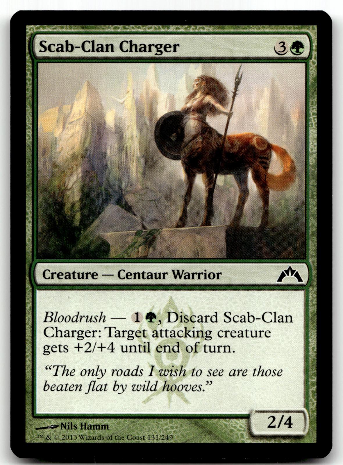 Scab-Clan Charger 131 Common Gatecrash Magic: The Gathering Near Mint