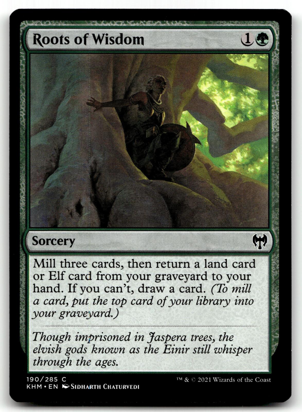 Roots of Wisdom 190 Common Kaldheim Magic: The Gathering Near Mint
