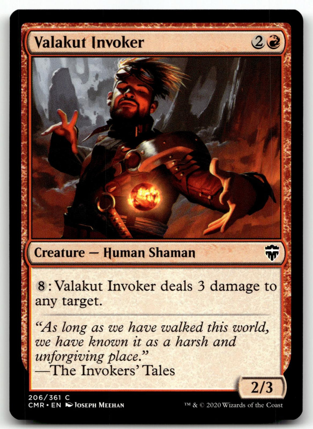 Valakut Invoker 206 Common Commander Legends Magic: The Gathering Near Mint