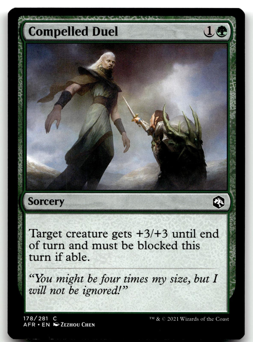 Compelled Duel 178 Adventures in the Forgotten Realms Magic: The Gathering NM
