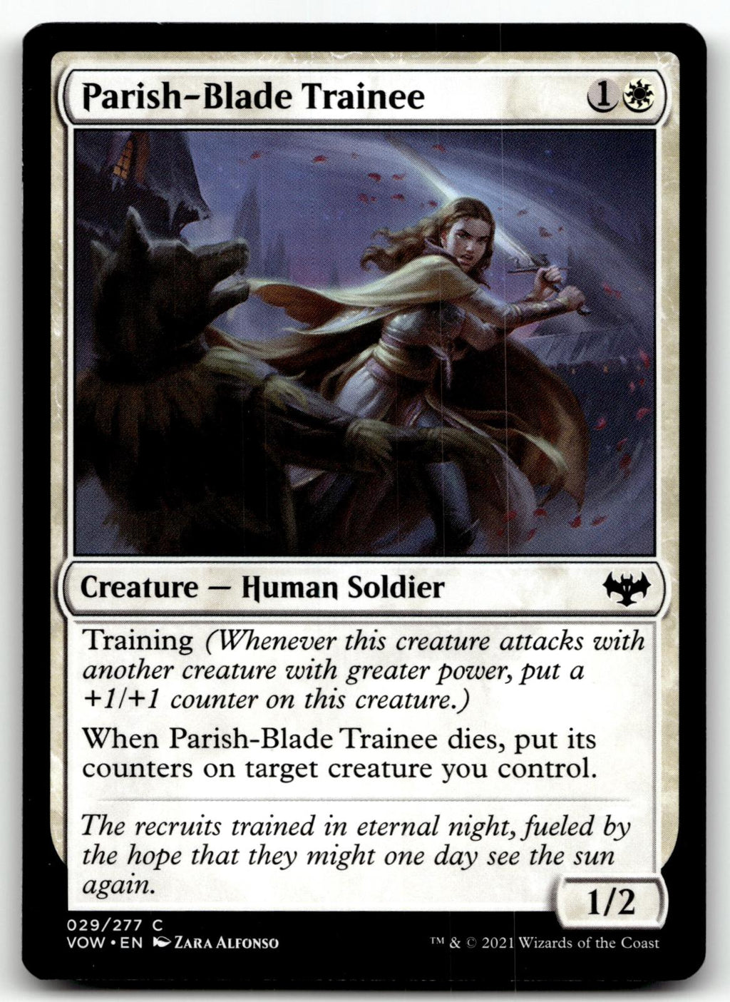 Parish-Blade Trainee 29 Common Innistrad: Crimson Vow Magic: The Gathering NM