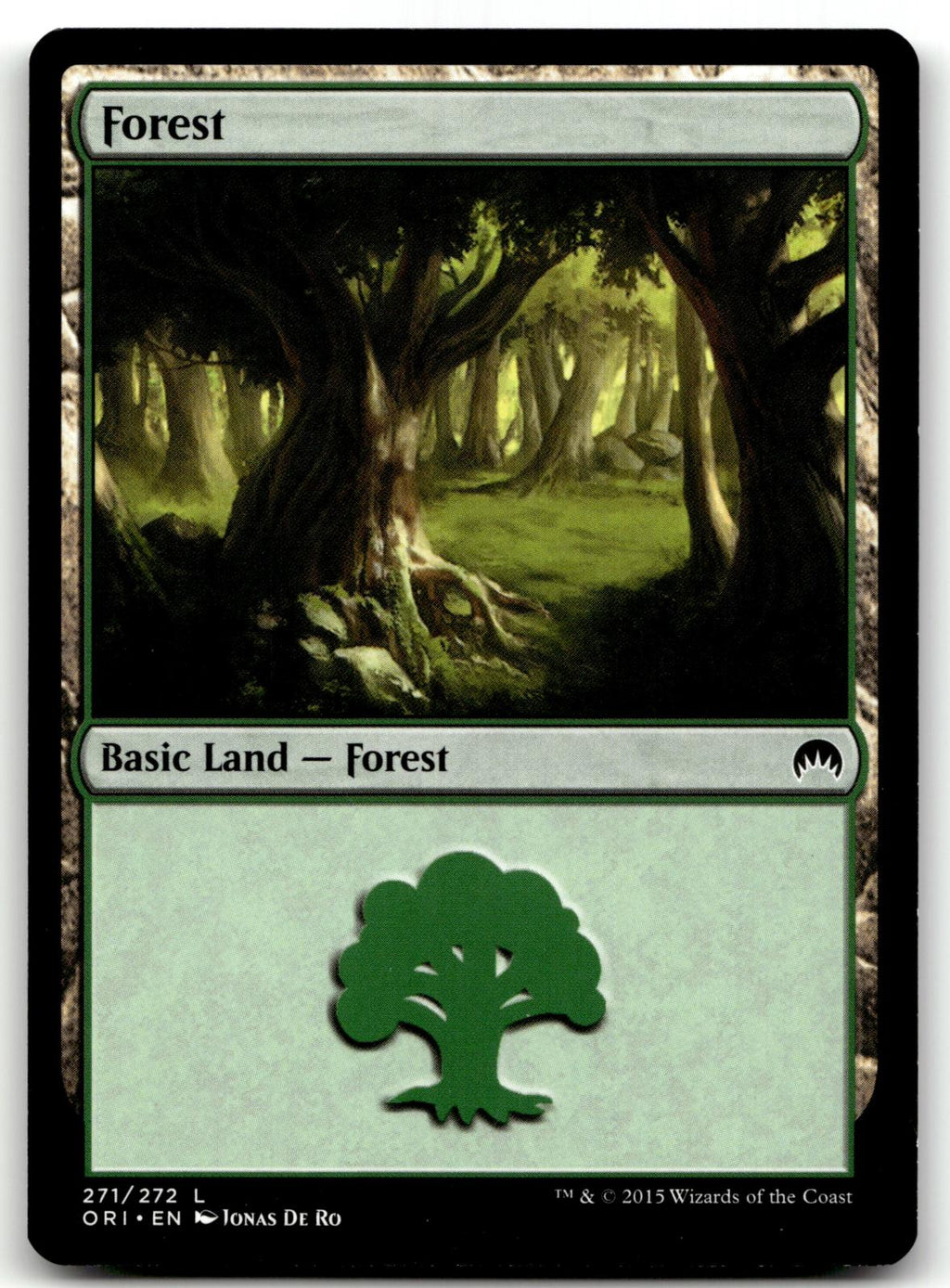 Forest (271) 271 Land Magic Origins Magic: The Gathering Near Mint