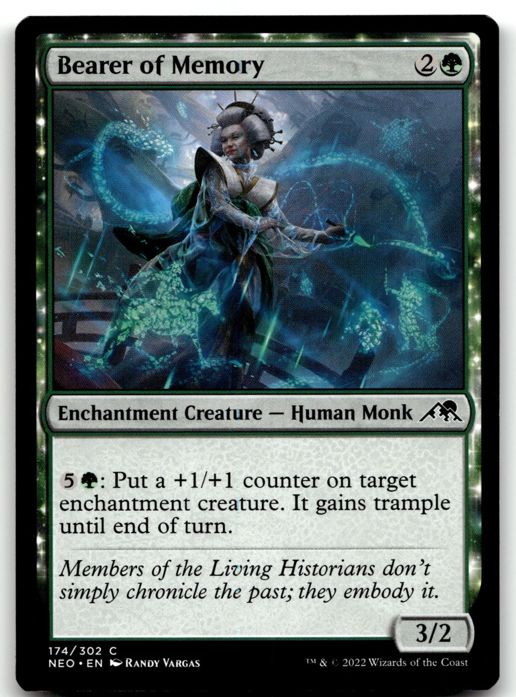 Bearer of Memory 174 Common Kamigawa: Neon Dynasty Magic: The Gathering NM