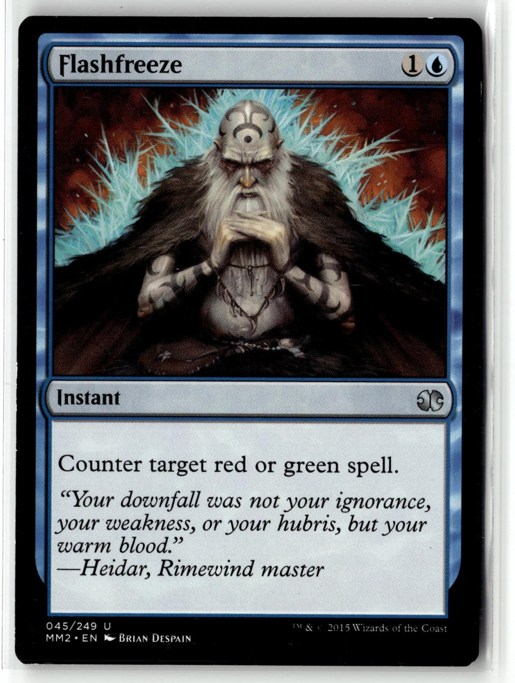 Flashfreeze 45 Uncommon Modern Masters 2015 Magic: The Gathering Near Mint