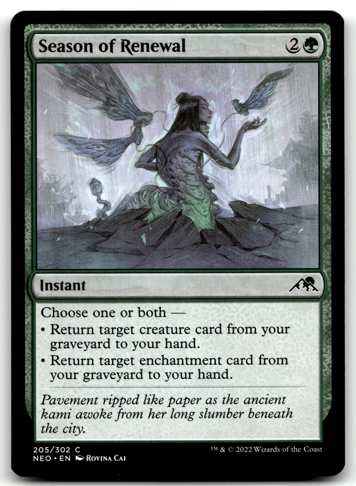 Season of Renewal 205 Common Kamigawa: Neon Dynasty Magic: The Gathering NM