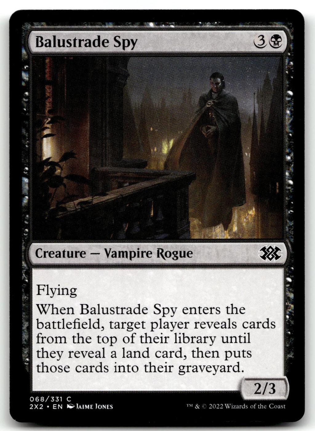 Balustrade Spy 68 Common Double Masters 2022 Magic: The Gathering Near Mint