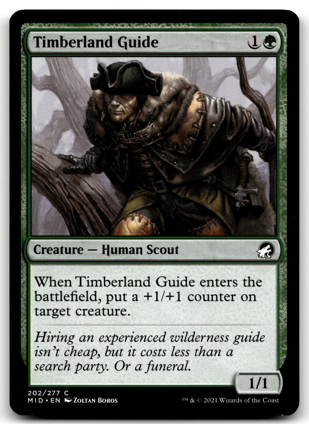 Timberland Guide 202 Common Innistrad: Midnight Hunt Magic: The Gathering NM