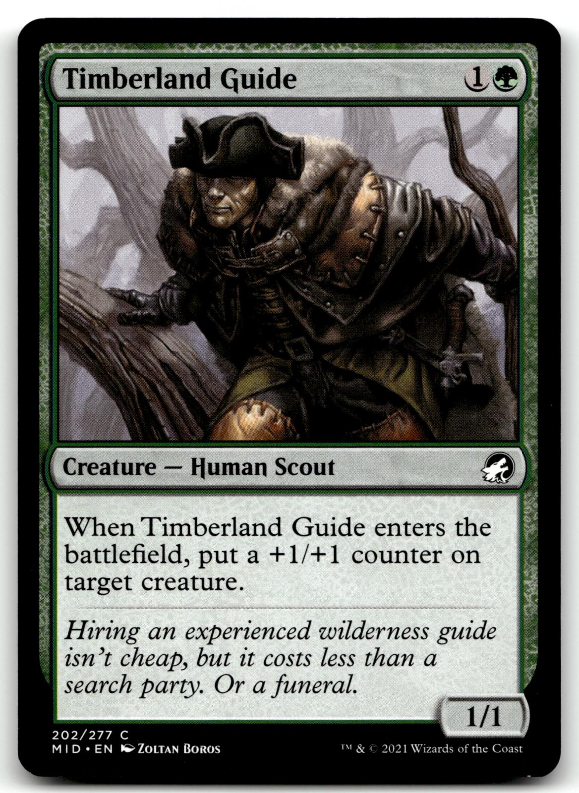 Timberland Guide 202 Common Innistrad: Midnight Hunt Magic: The Gathering NM