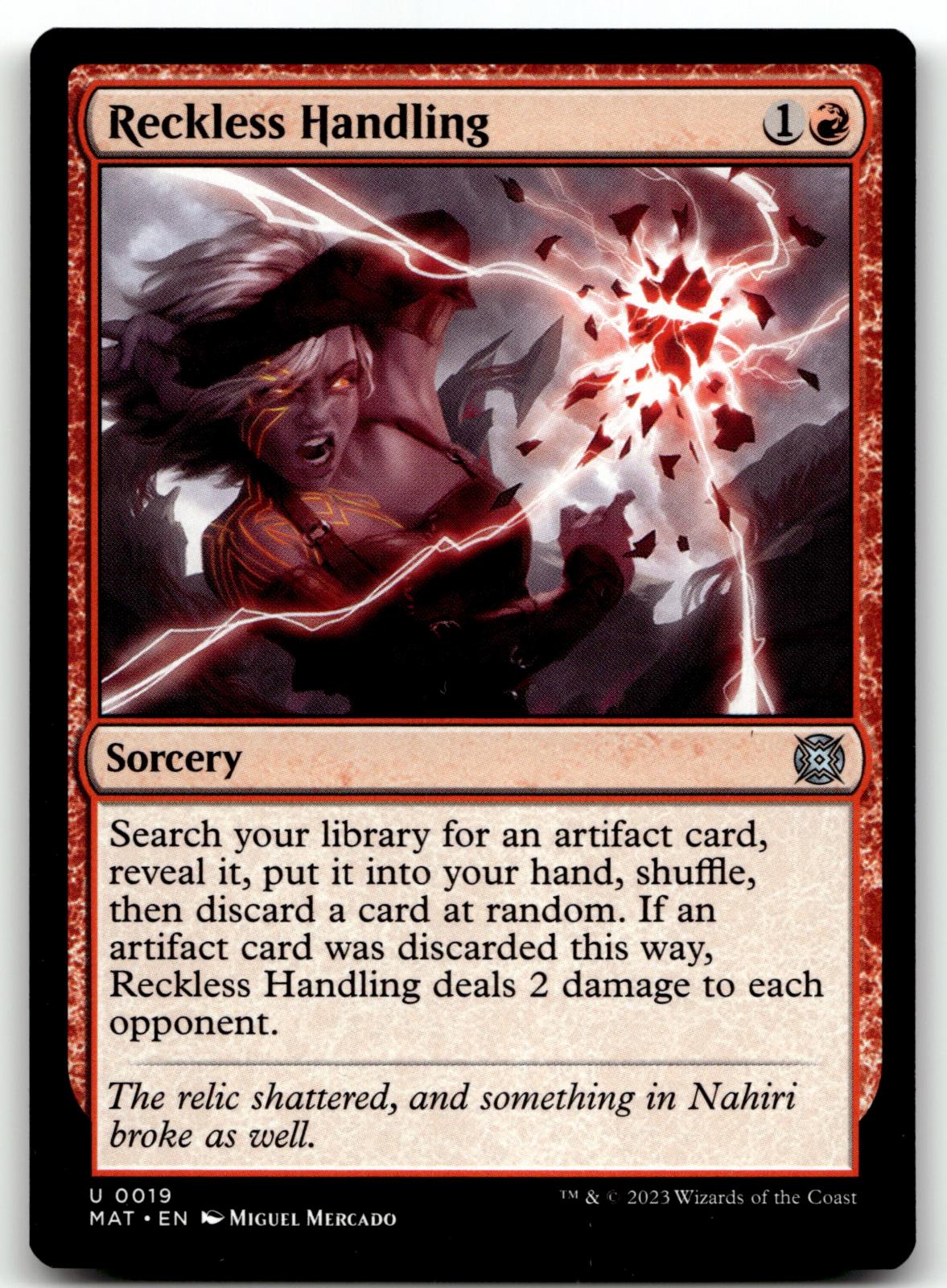 Reckless Handling 19 March of the Machine: The Aftermath Magic: The Gathering NM