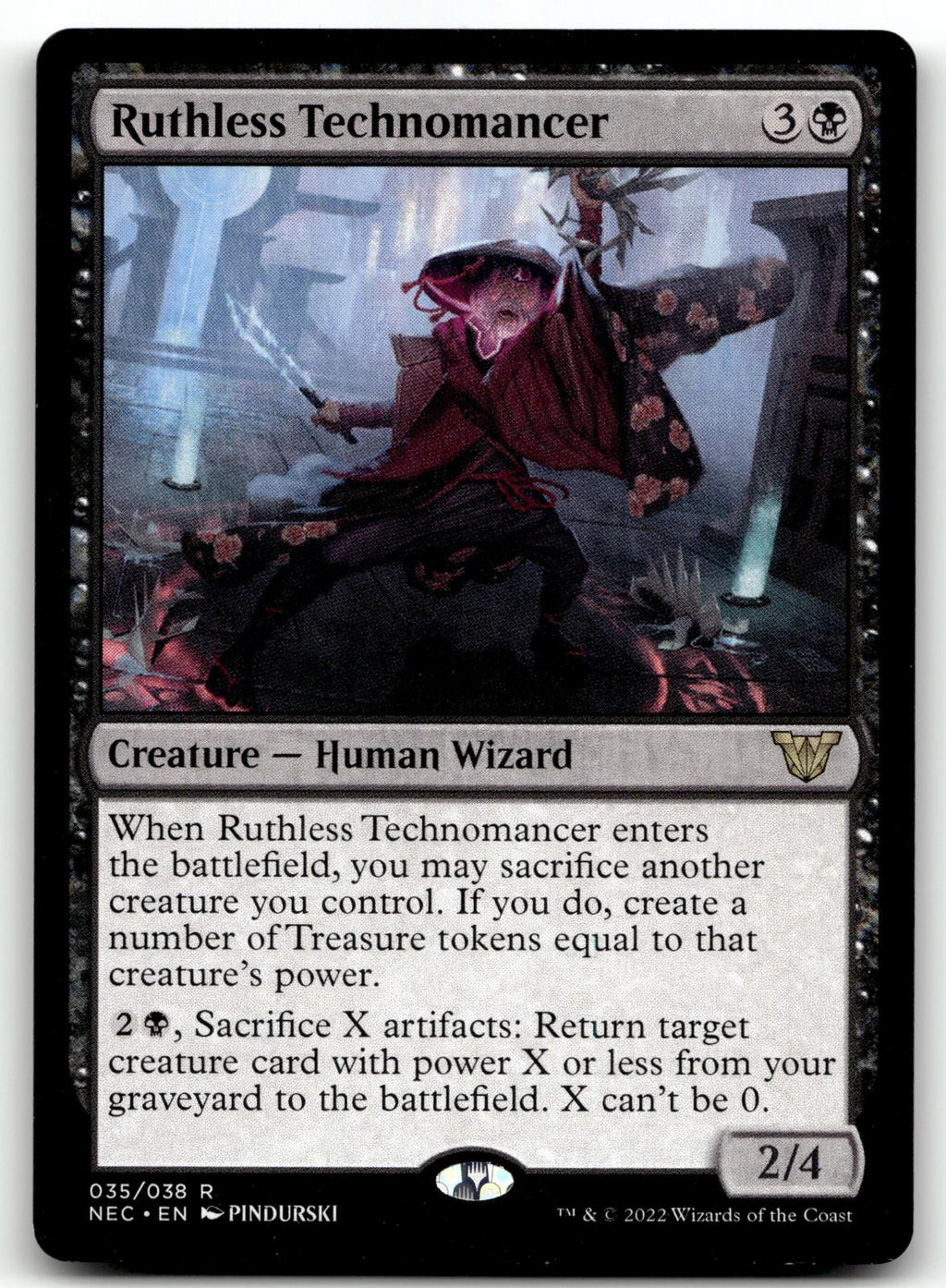 Ruthless Technomancer 35 Commander: Kamigawa: Neon Dynasty Magic: 