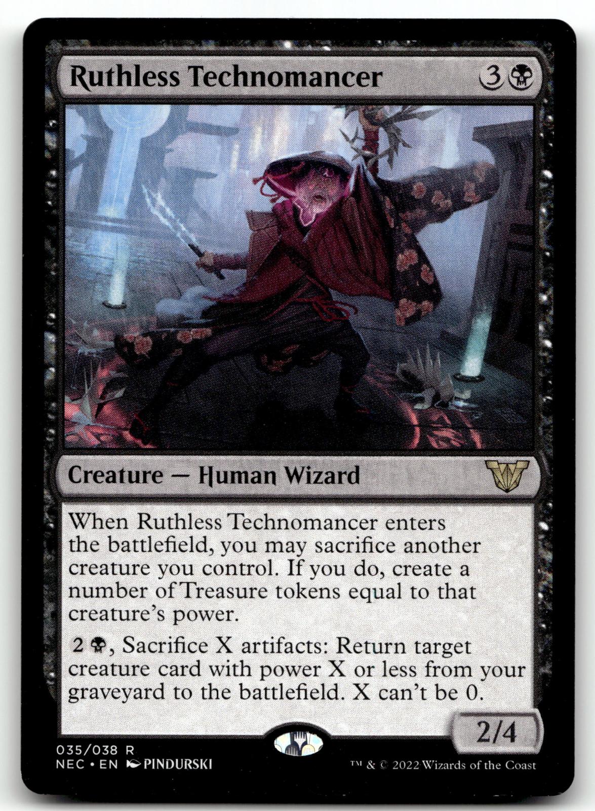 Ruthless Technomancer 35 Commander: Kamigawa: Neon Dynasty Magic: 