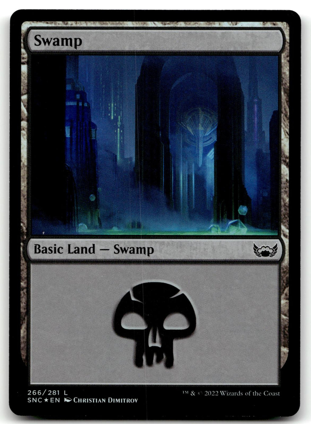 Swamp (266) 266 Land Streets of New Capenna Magic: The Gathering Foil Near Mint