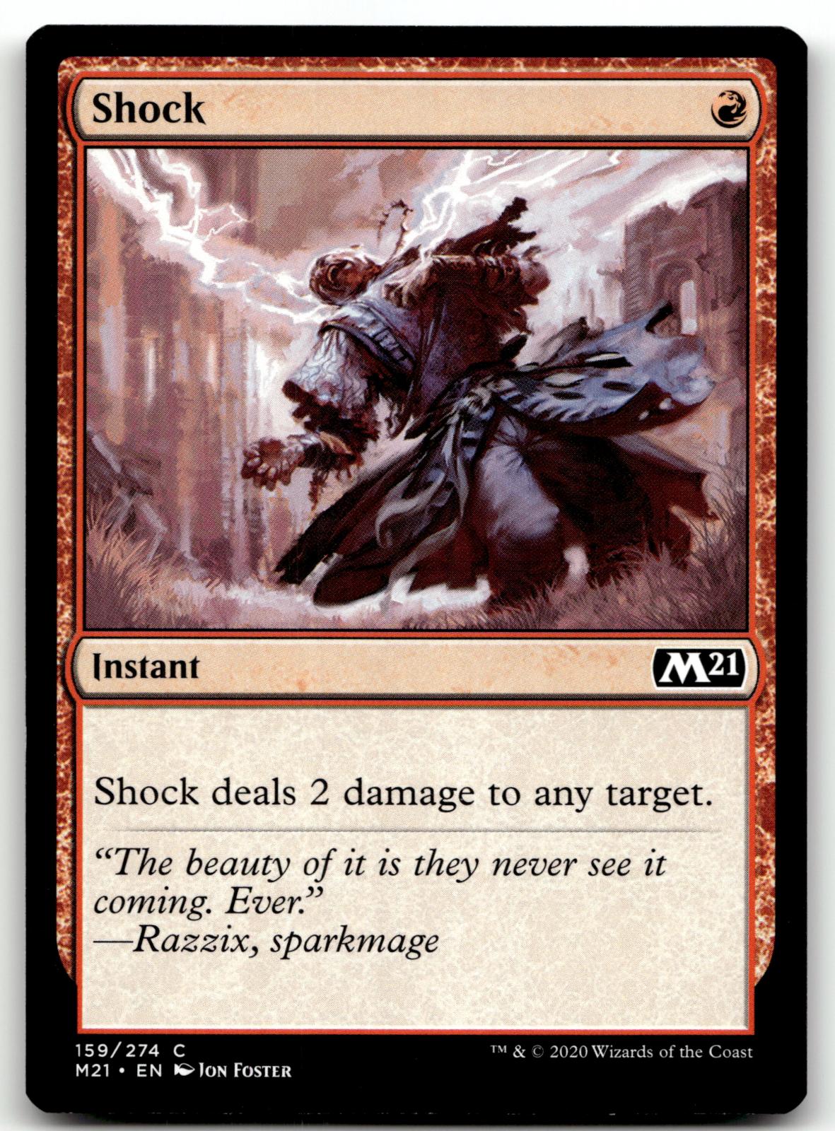 Shock 159 Common Core Set 2021 Magic: The Gathering Near Mint