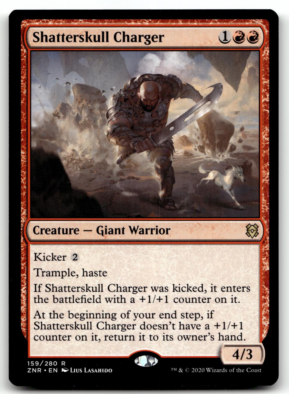 Shatterskull Charger 159 Rare Zendikar Rising Magic: The Gathering Near Mint