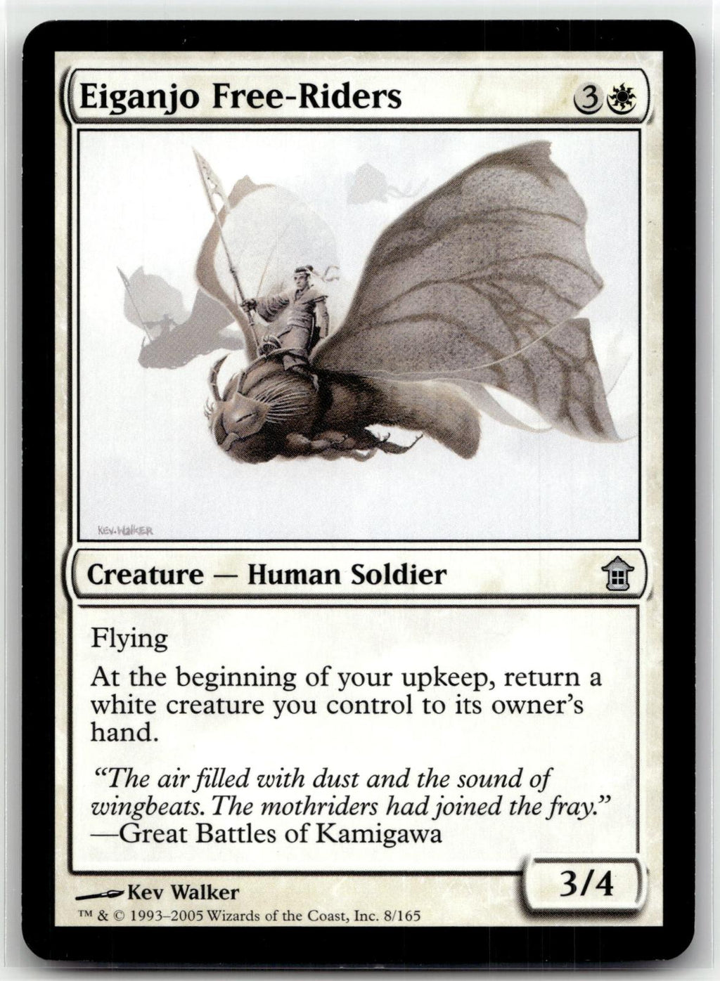 Eiganjo Free-Riders 8 Uncommon Saviors of Kamigawa Magic: The Gathering NM