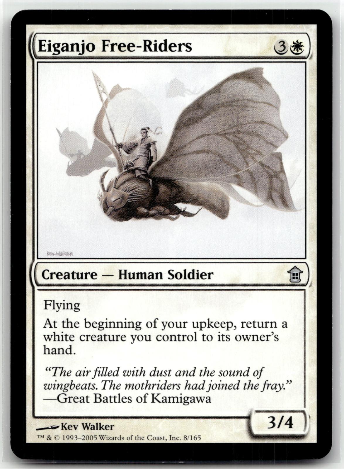 Eiganjo Free-Riders 8 Uncommon Saviors of Kamigawa Magic: The Gathering NM